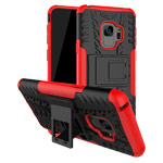 Чехол Yotrix Shockproof case для Samsung Galaxy S9 (красный, пластиковый)