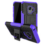 Чехол Yotrix Shockproof case для Samsung Galaxy S9 (фиолетовый, пластиковый)