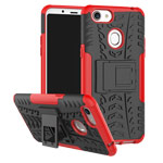 Чехол Yotrix Shockproof case для OPPO F5 (красный, пластиковый)