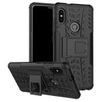 Чехол Yotrix Shockproof case для Xiaomi Redmi Note 5 pro (черный, пластиковый)