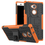 Чехол Yotrix Shockproof case для Sony Xperia XA2 ultra (оранжевый, пластиковый)