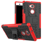 Чехол Yotrix Shockproof case для Sony Xperia XA2 ultra (красный, пластиковый)