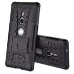 Чехол Yotrix Shockproof case для Sony Xperia XZ2 (черный, пластиковый)