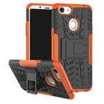 Чехол Yotrix Shockproof case для OPPO F5 (оранжевый, пластиковый)