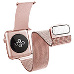 Ремешок для часов X-Doria Hybrid Mesh Band для Apple Watch (38 мм, розово-золотистый, стальной)