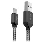 USB-кабель X-Doria Fierce Cable (Lightning, черный, 1 м, MFi)