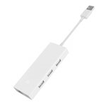 USB-хаб Xiaomi Mi USB 3.0 Hub универсальный (белый, 3 x USB, Ethernet-порт, белый, microUSB-порт)