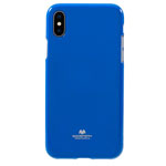 Чехол Mercury Goospery Jelly Case для Apple iPhone X (синий, гелевый)
