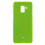 Чехол Mercury Goospery Jelly Case для Samsung Galaxy A8 2018 (зеленый, гелевый)