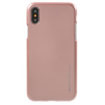 Чехол Mercury Goospery i-Jelly Case для Apple iPhone X (розово-золотистый, гелевый)