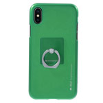 Чехол Mercury Goospery i-Jelly Ring Case для Apple iPhone X (зеленый, гелевый)