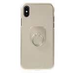 Чехол Mercury Goospery i-Jelly Ring Case для Apple iPhone X (золотистый, гелевый)