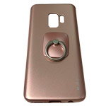 Чехол Mercury Goospery i-Jelly Ring Case для Samsung Galaxy S9 (розово-золотистый, гелевый)