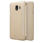 Чехол Nillkin Sparkle Leather Case для Samsung Galaxy J4 (золотистый, винилискожа)