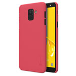 Чехол Nillkin Hard case для Samsung Galaxy J6 (красный, пластиковый)