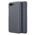Чехол Nillkin Sparkle Leather Case для Huawei Honor 10 (темно-серый, винилискожа)