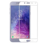 Защитное стекло Yotrix 3D Glass Protector для Samsung Galaxy J4 (белое)