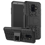 Чехол Yotrix Shockproof case для Samsung Galaxy A6 2018 (черный, пластиковый)