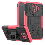 Чехол Yotrix Shockproof case для Samsung Galaxy J4 (розовый, пластиковый)