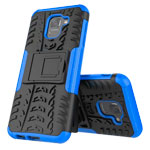 Чехол Yotrix Shockproof case для Samsung Galaxy J6 (синий, пластиковый)