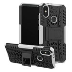 Чехол Yotrix Shockproof case для Xiaomi Mi A2 (белый, пластиковый)