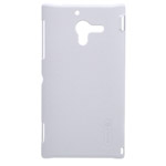 Чехол Nillkin Hard case для Sony Xperia ZL L35h (белый, пластиковый)