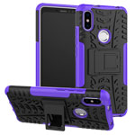 Чехол Yotrix Shockproof case для Xiaomi Redmi S2 (фиолетовый, пластиковый)