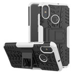 Чехол Yotrix Shockproof case для Xiaomi Mi 8 (белый, пластиковый)