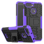 Чехол Yotrix Shockproof case для Xiaomi Redmi 6 (фиолетовый, пластиковый)