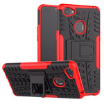 Чехол Yotrix Shockproof case для OPPO F7 (красный, пластиковый)