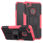 Чехол Yotrix Shockproof case для OPPO F7 (розовый, пластиковый)