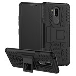 Чехол Yotrix Shockproof case для LG G7 ThinQ (черный, пластиковый)