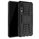 Чехол Yotrix Shockproof case для Huawei P20 pro (черный, пластиковый)