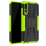 Чехол Yotrix Shockproof case для Huawei P20 pro (зеленый, пластиковый)