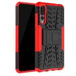 Чехол Yotrix Shockproof case для Huawei P20 pro (красный, пластиковый)