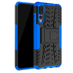 Чехол Yotrix Shockproof case для Huawei P20 pro (синий, пластиковый)