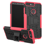 Чехол Yotrix Shockproof case для Huawei P smart (розовый, пластиковый)