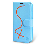 Чехол Nillkin Fashion-in leather case для Samsung Galaxy S4 i9500 (голубой, кожанный)