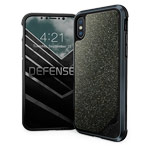 Чехол X-doria Defense Lux для Apple iPhone X (Crystal Black, маталлический)
