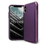 Чехол X-doria Defense Ultra для Apple iPhone X (фиолетовый, маталлический)