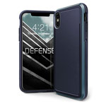 Чехол X-doria Defense Ultra для Apple iPhone X (синий, маталлический)