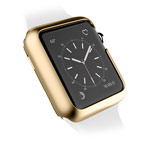 Чехол X-doria Revel Case для Apple Watch Series 2 (38 мм, золотистый, пластиковый)