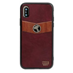 Чехол Marvel Avengers Wood case для Apple iPhone X (Thor, кожаный)