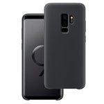 Чехол Yotrix LiquidSilicone для Samsung Galaxy S9 plus (черный, гелевый)