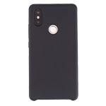 Чехол Yotrix LiquidSilicone для Xiaomi Mi 8 SE (черный, гелевый)