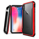 Чехол X-doria Defense Shield для Apple iPhone XS (красный, маталлический)