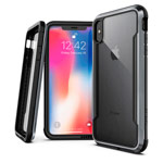 Чехол X-doria Defense Shield для Apple iPhone XS max (черный, маталлический)