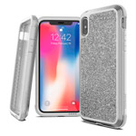 Чехол X-doria Defense Lux для Apple iPhone XS max (Crystal White, маталлический)