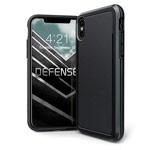 Чехол X-doria Defense Ultra для Apple iPhone XS max (черный, маталлический)
