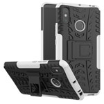 Чехол Yotrix Shockproof case для Xiaomi Mi Max 3 (белый, пластиковый)